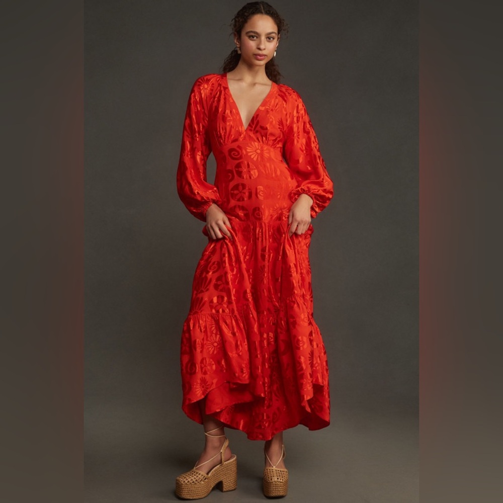 FARM Rio Red Maxi Dress